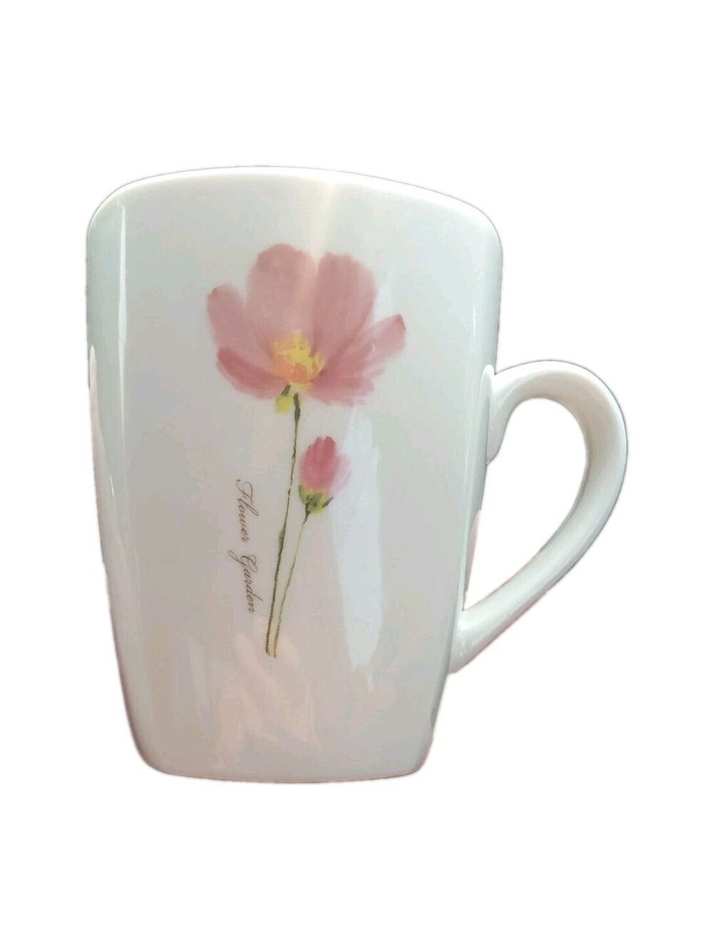 Vintage You Jin Ceramic Flower Garden Porcelain Mug Art Classic Made In Korea